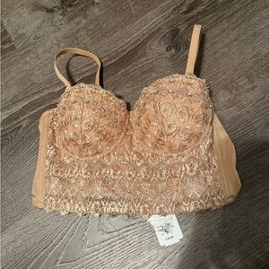 Windsor Tan Lace Bralette